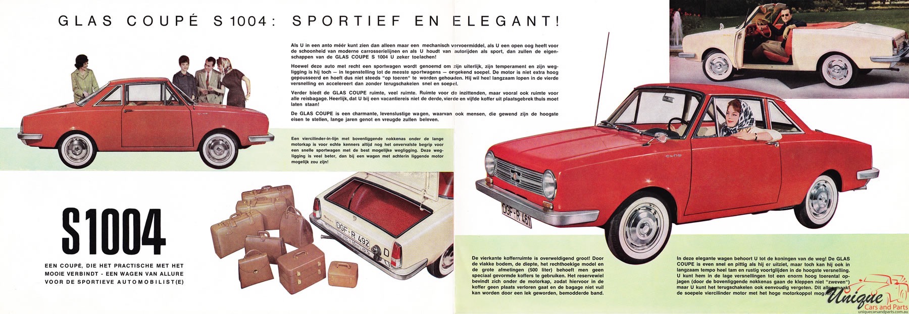 1963 Glas S1004 Sports Brochure Page 4